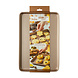 Decora Non-stick metal perforated cookie tray, rose gold finish, 39.7 x 27 cm
