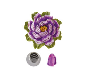 Decora 3D-bloemenspuitmondje, drievoudig glad blad
