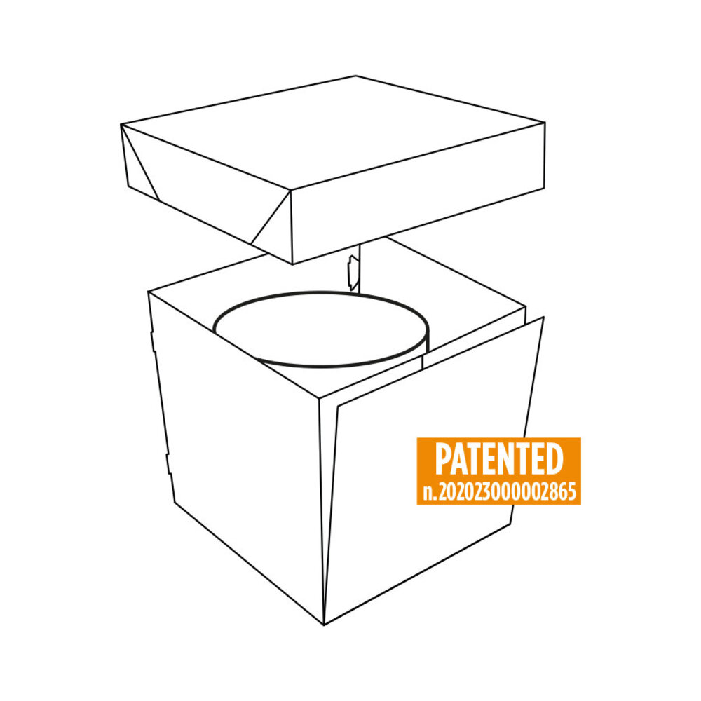 Decora Patented rectangular cardboard sweets box, 30.5 x 40.5 cm, 25 cm high