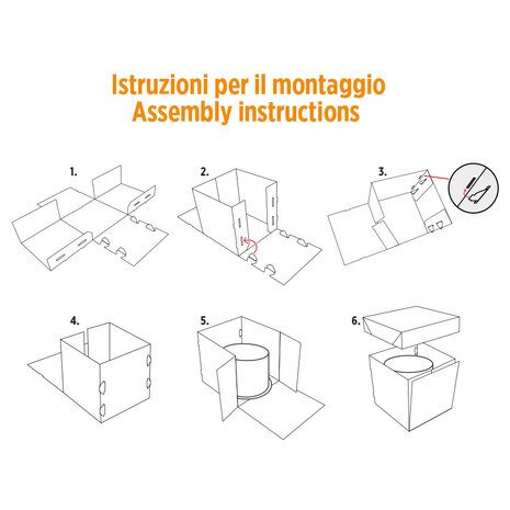 Decora Patented rectangular cardboard sweets box, 30.5 x 40.5 cm, 25 cm high
