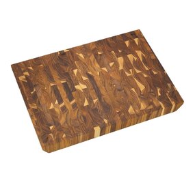 Stolf Teakhouten hakblok van kopshout, 50 x 35 cm
