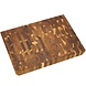 Stolf Massief FSC-gecertificeerd teakhouten hakblok van kopshout met antislipvoetjes, 50 x 35 x 5 cm Stolf Massief FSC-gecertificeerd teakhouten hakblok van kopshout met antislipvoetjes, 50 x 35 x 5 cm