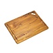 Stolf Solid teak serving and cutting board with juice groove and diagonal hole, 41 x 30.5 x 1.8 cm Stolf Solid teak serving and cutting board with juice groove and diagonal hole, 41 x 30.5 x 1.8 cm
