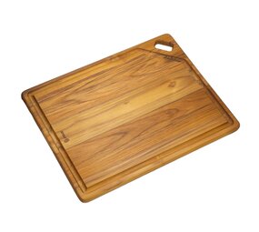 Stolf Teak serving board with diagonal hole, 46 x 36 cm Stolf Teak serving board with diagonal hole, 46 x 36 cm