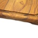 Stolf Massief teakhouten serveer- en snijplank met sapgeul en diagonaal gat, 46 x 36 x 1,8 cm Stolf Massief teakhouten serveer- en snijplank met sapgeul en diagonaal gat, 46 x 36 x 1,8 cm