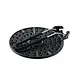 Victoria Cast iron arepa grill and heat diffuser with foldable handle