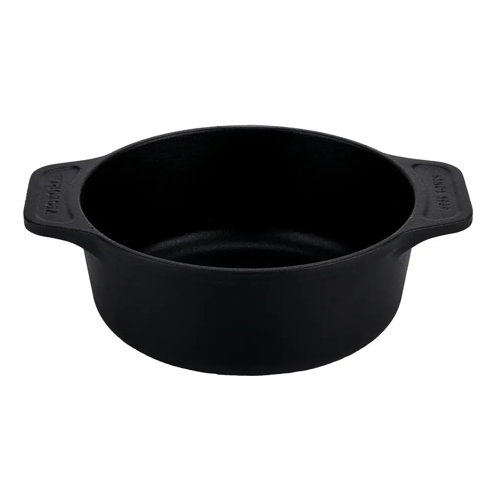 Victoria Gietijzeren braadpan met zelfbedruipend deksel en roestvrijstalen knop, 1,9 l