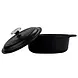 Victoria Cast iron dutch oven with self-basting lid and stainless steel knob, 1.9 L