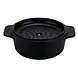 Victoria Gietijzeren braadpan met zelfbedruipend deksel en roestvrijstalen knop, 1,9 l