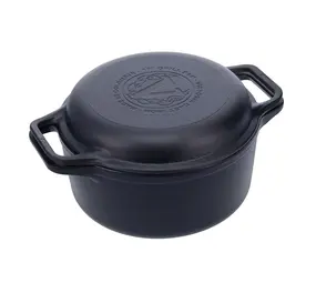 Victoria Gietijzeren combikoker, 5,7 l braadpan en koekenpan