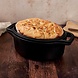Victoria cast iron oval dutch oven combo, bread baker and skillet lid, 5.7 L