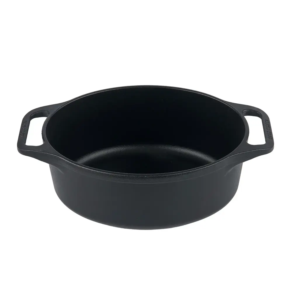 Victoria cast iron oval dutch oven combo, bread baker and skillet lid, 5.7 L