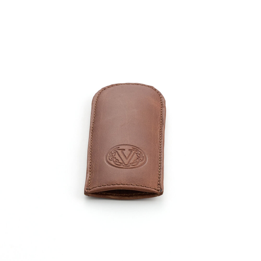 Victoria Leather hot handle holder for cast iron skillets, small, 15 to 20 cm skillets