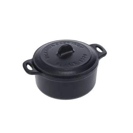 Victoria Gietijzeren mini-cocotte voor een persoon, van oven tot tafel