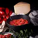 Victoria Enameled cast iron saucepan with pour spout and curved handle, 1.9 L