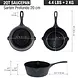 Victoria Enameled cast iron saucepan with pour spout and curved handle, 1.9 L