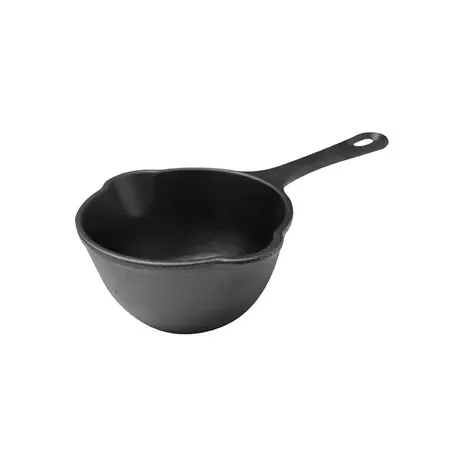 Victoria Enameled cast iron saucepan with pour spout and curved handle, 0.5 L