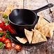 Victoria Enameled cast iron saucepan with pour spout and curved handle, 0.5 L