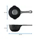Victoria Geëmailleerde gietijzeren steelpan met giettuit en gebogen steel, 0,5 l