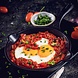Victoria Gietijzeren koekenpan met lange steel en dubbele giettuiten, 16.5 cm
