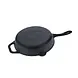 Victoria Enameled cast iron skillet with a long handle and dual pour spouts, 25 cm