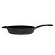 Victoria Cast iron skillet with a long handle and dual pour spouts, 25 cm