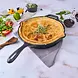 Victoria Enameled cast iron skillet with a long handle and dual pour spouts, 30 cm