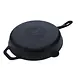 Victoria Enameled cast iron skillet with a long handle and dual pour spouts, 30 cm