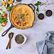 Victoria Cast iron skillet with a long handle and dual pour spouts, 30 cm