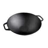 Victoria Enameled cast iron wok with loop handles, 35.5 cm Victoria Enameled cast iron wok with loop handles, 35.5 cm