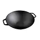 Victoria Enameled cast iron wok with flat base and two loop handles, 35.5 cm Victoria Enameled cast iron wok with flat base and two loop handles, 35.5 cm