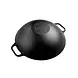 Victoria Cast iron wok with flat base and two loop handles, 35.5 cm Victoria Cast iron wok with flat base and two loop handles, 35.5 cm