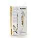 Pulltex Pulltex Classic two-step waiter's corkscrew with double lever and micro-saw foil cutter, gold
