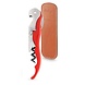 Pulltex Pulltex Classic Colour two-step waiter's corkscrew with double lever and micro-saw foil cutter, signal red