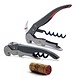 Pulltex Pulltex ClickCut Monza two-step waiter's corkscrew with one-hand ClickCut foil cutter, carbon effect