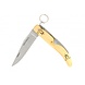 Nontron lock knife, 1914-1918 model, with woodburned boxwood handle and T12 blade