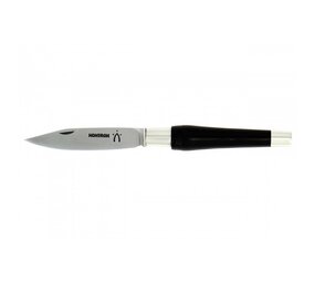 Nontron pocket knife No. 25, double ferrule, ebony