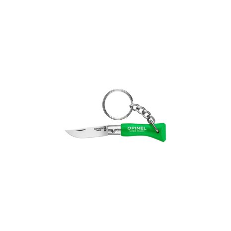 Opinel Opinel keychain knife No. 02 with green meadow hornbeam handle and 3.5 cm stainless blade Opinel Opinel keychain knife No. 02 with green meadow hornbeam handle and 3.5 cm stainless blade