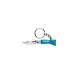 Opinel Opinel keychain knife No. 02 with cyan hornbeam handle and 3.5 cm stainless blade