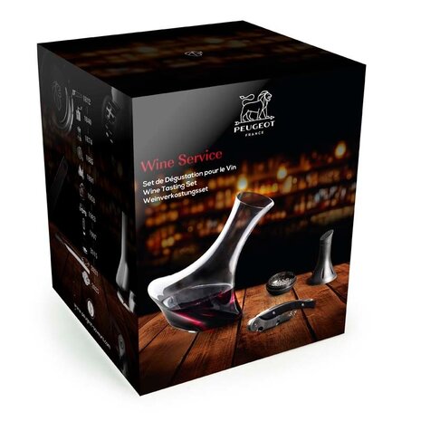 Peugeot Evolution decanter gift set Peugeot Evolution decanter gift set