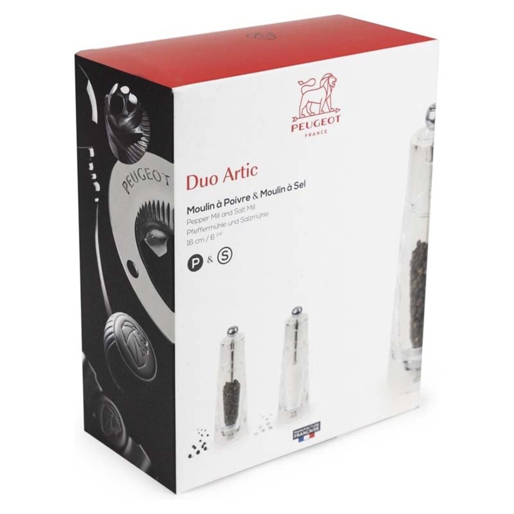 Peugeot Peper- en zoutmolen Artic Duo 16cm geschenkset