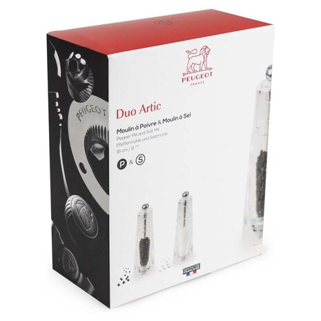 Peugeot Peper- en zoutmolen Artic Duo 16cm geschenkset
