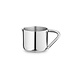 Weis Mirror-polished stainless steel mini milk jug of 10 ml for serving with a single cup of coffee Weis Mirror-polished stainless steel mini milk jug of 10 ml for serving with a single cup of coffee