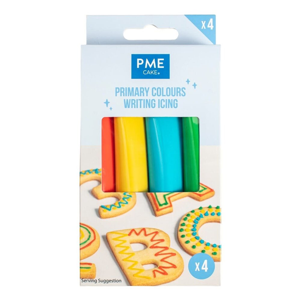 PME Schrijfglazuur - Primaire Kleuren 4-pack PME Schrijfglazuur - Primaire Kleuren 4-pack