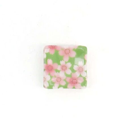Tokyo Design Studio Square chopstick rest Sakura Pink/Green Tokyo Design Studio Square chopstick rest Sakura Pink/Green