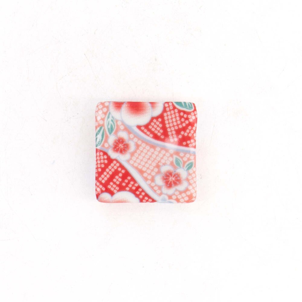 Tokyo Design Studio Square chopstick rest Sakura Red Tokyo Design Studio Square chopstick rest Sakura Red