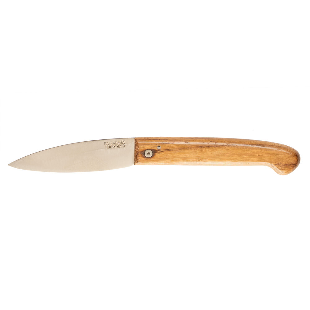 Pallares Solsona Pastor 9cm rvs klapmes palissander Pallares Solsona Pastor 9cm rvs klapmes palissander