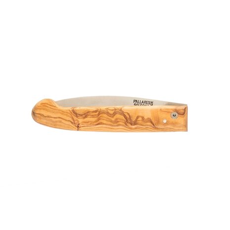 Pallares Solsona Pastor 9cm rvs klapmes olijfhout Pallares Solsona Pastor 9cm rvs klapmes olijfhout