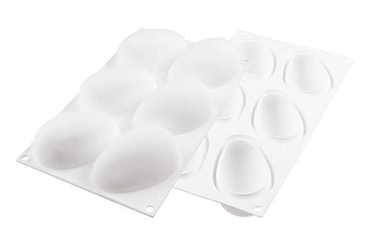 Silikomart 3D silicone mold 6x Mango 93x57x42 mm