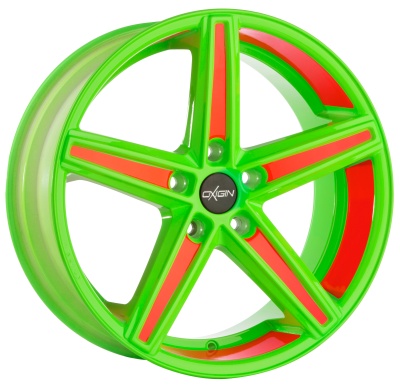 Oxigin Wheels Oxigin "18 Concave " 11,5 x 22 " Festigkeitsgutachten "Neon"